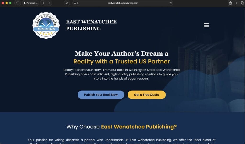 East Wenatchee Publishing – Author Services Platform